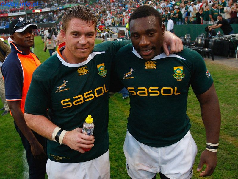 Kapitan RPA John Smit i Bestia (Tendai Mtawarira)