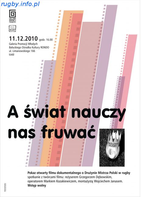 KRÓLOWIE RUGBY – 11.12.2010 (g.16,00)