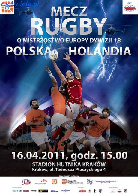 Hutnik areną starcia polskich i holenderskich rugbistów