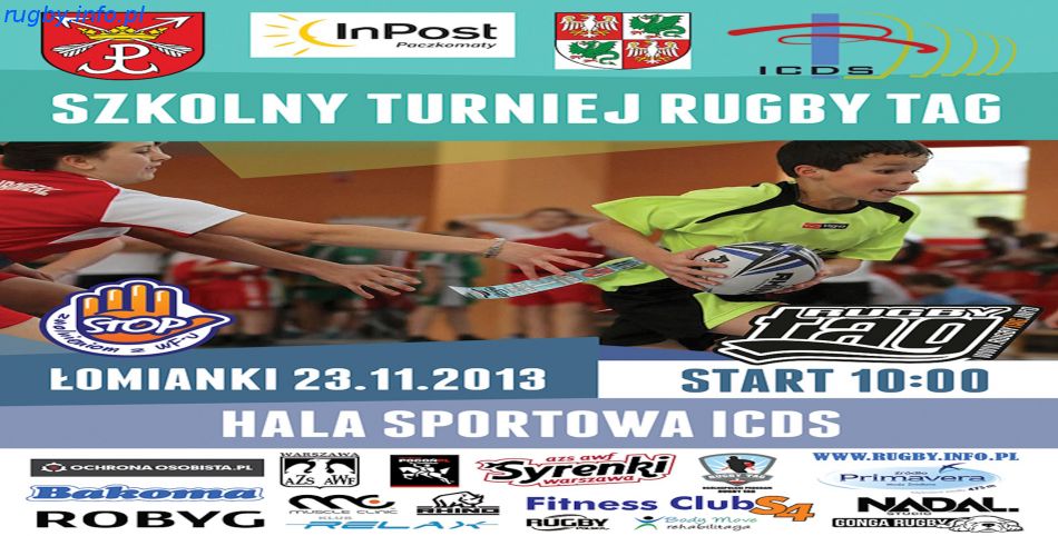 SZKOLNY TURNIEJ RUGBY TAG w Łomiankach